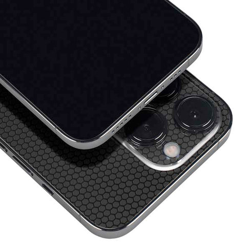 Specialty Vinyl Black Hex Texture iPhone 16 Pro Skin
